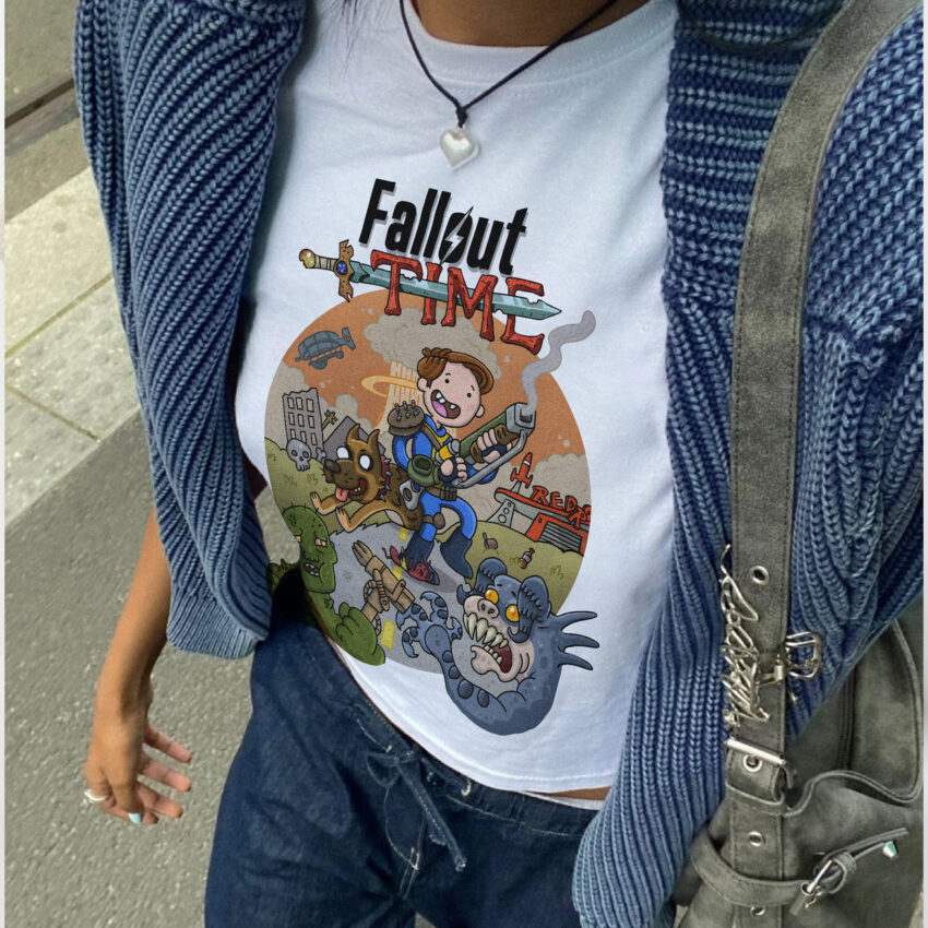 Fallout X Adventure Time shirt, Vault – Tec Boy shirt, Nuka Cola Vintage Shirt, Fallout Vintage Shirt