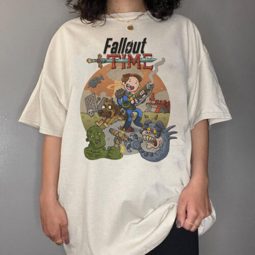 Fallout X Adventure Time shirt, Vault – Tec Boy shirt, Nuka Cola Vintage Shirt, Fallout Vintage Shirt