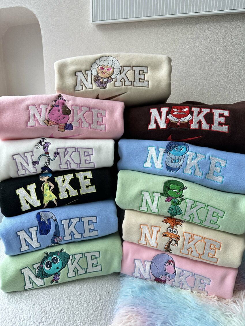 Inside Out Version Nike – Embroidery Sweatshirt