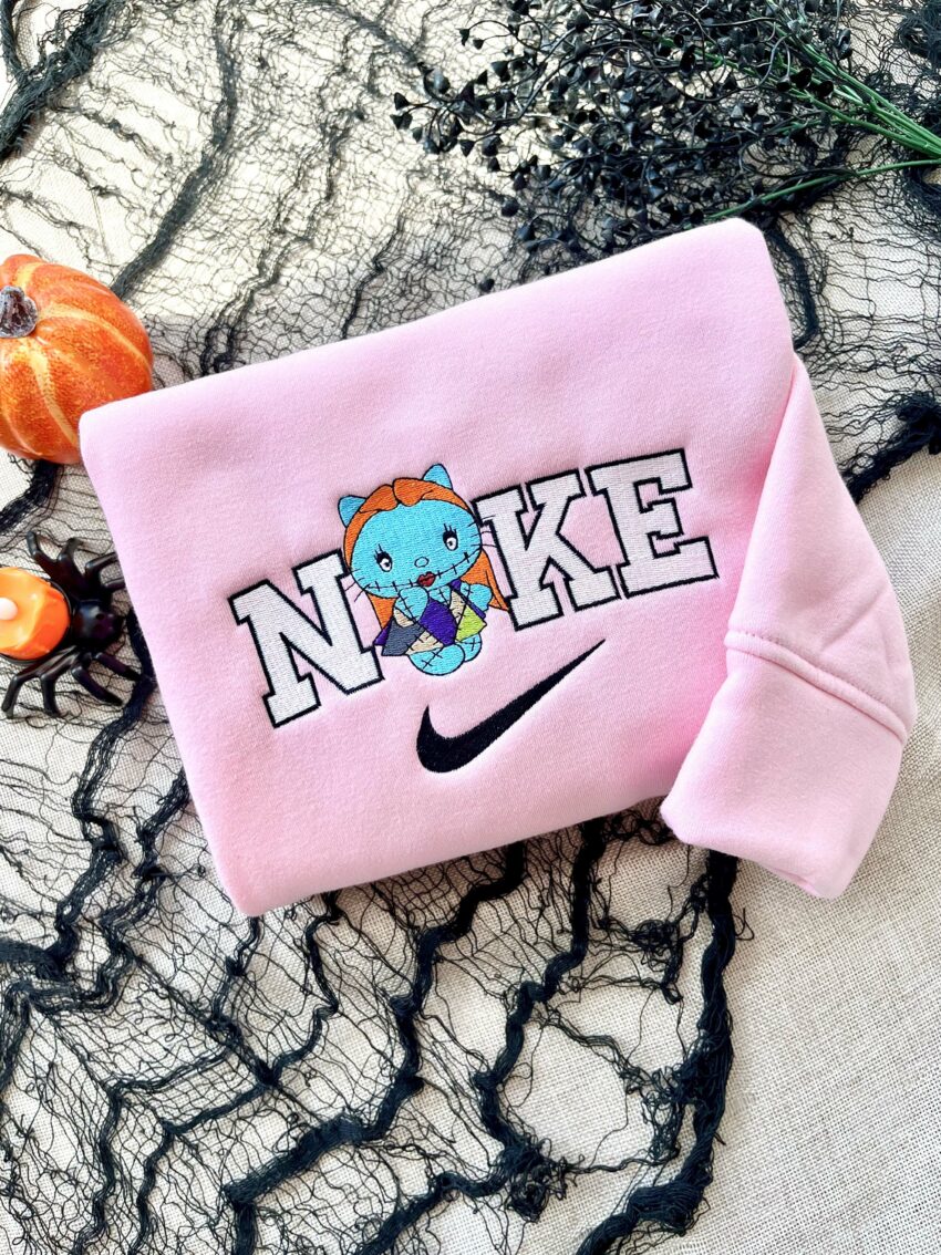 Jack and Sally ver Hello Kitty Nike – Embroidery Sweatshirt