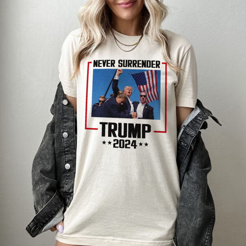 Never Surrender Trump – Shirt