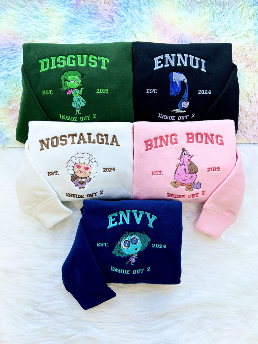 Inside Out Version 2 – Embroidery Sweatshirt