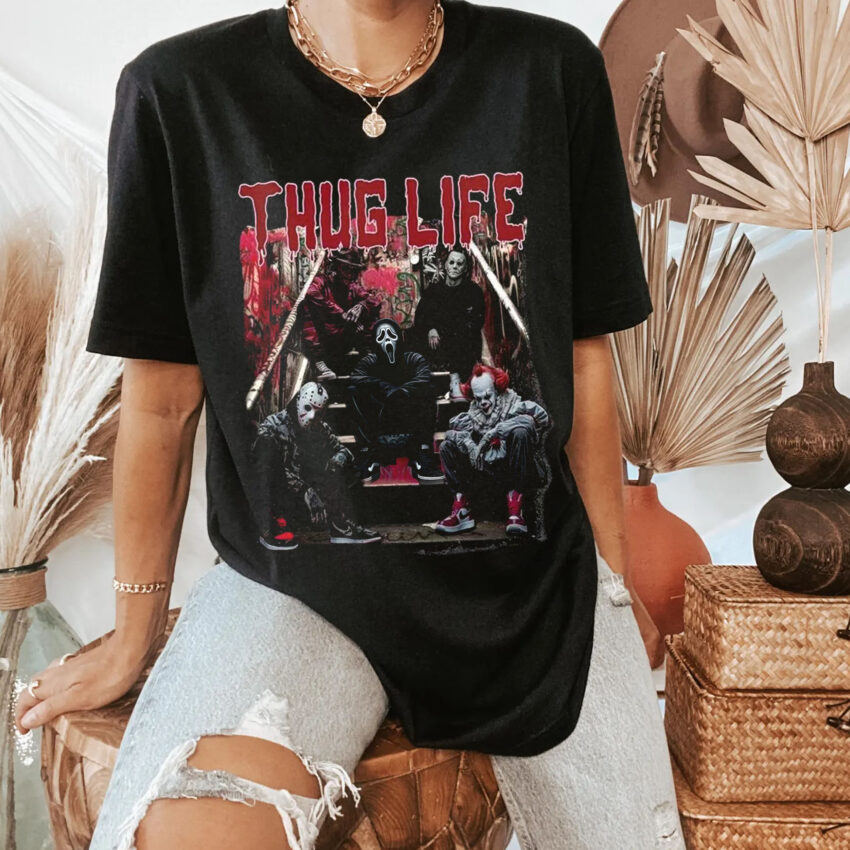 Thug Life Halloween Vintage Shirt