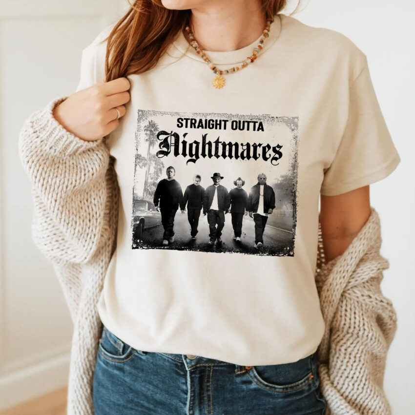 Straight Outta Hightmares Halloween Vintage Shirt