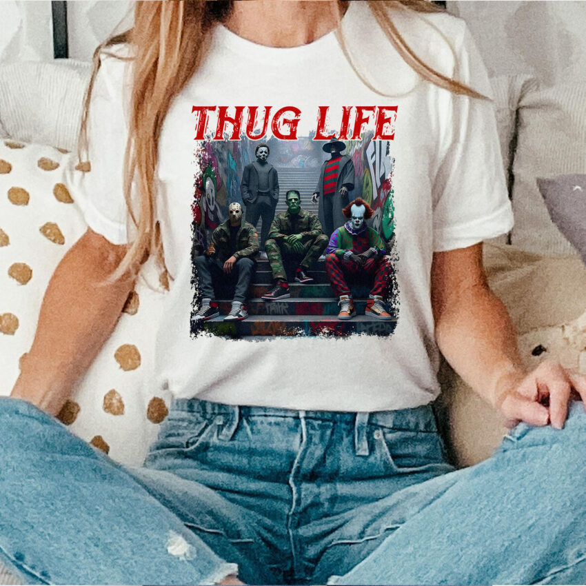 Thug Life Halloween Vintage Shirt Ver 3