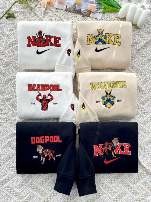 Full Collection of Deadpool Embroidery Sweatshirt