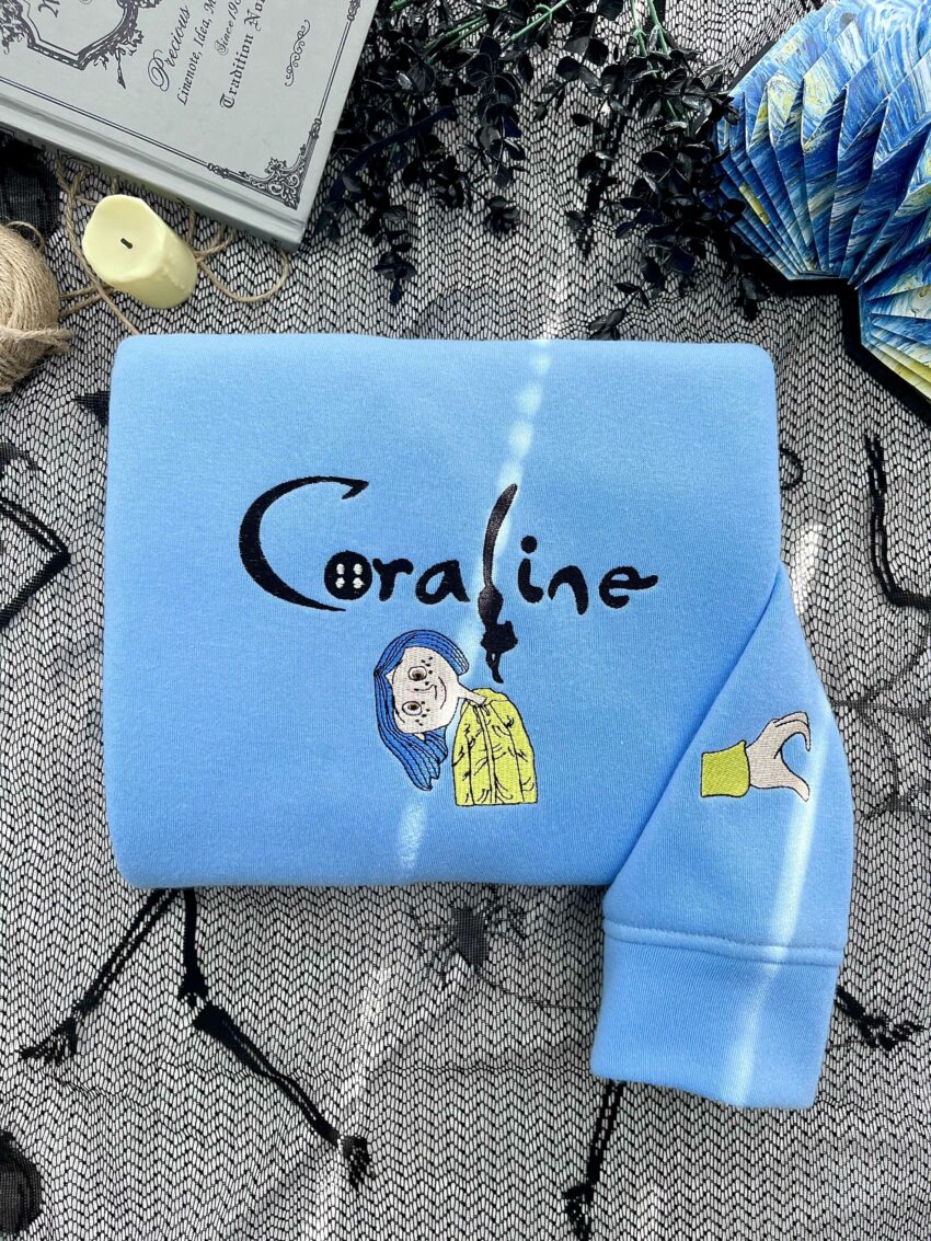 Coraline and Wybie Version 2 – Embroidered Shirt