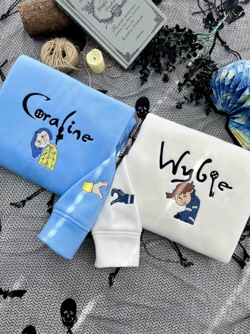 Coraline and Wybie Version 2 – Embroidered Shirt