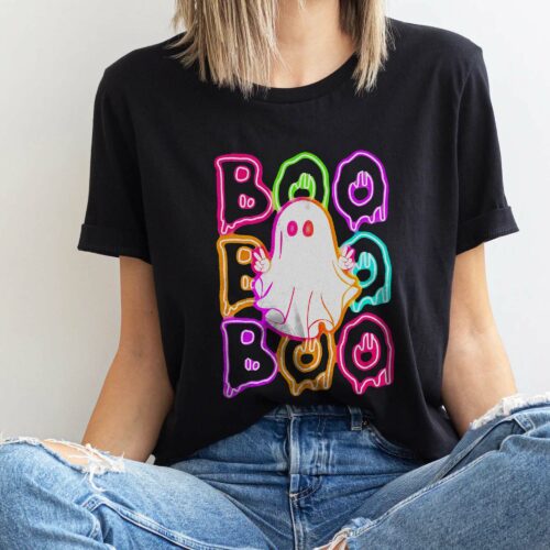 Halloween Boo Boo Boo Cute Ghost Vintage Shirt