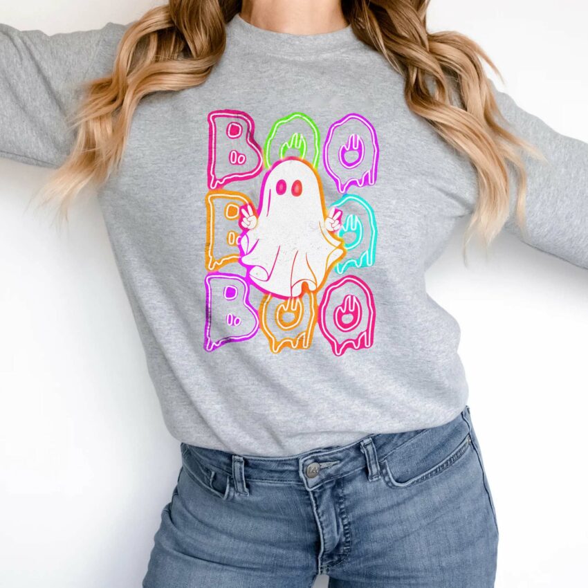 Halloween Boo Boo Boo Cute Ghost Vintage Shirt