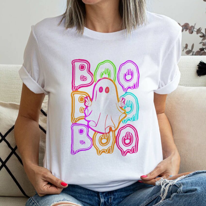 Halloween Boo Boo Boo Cute Ghost Vintage Shirt