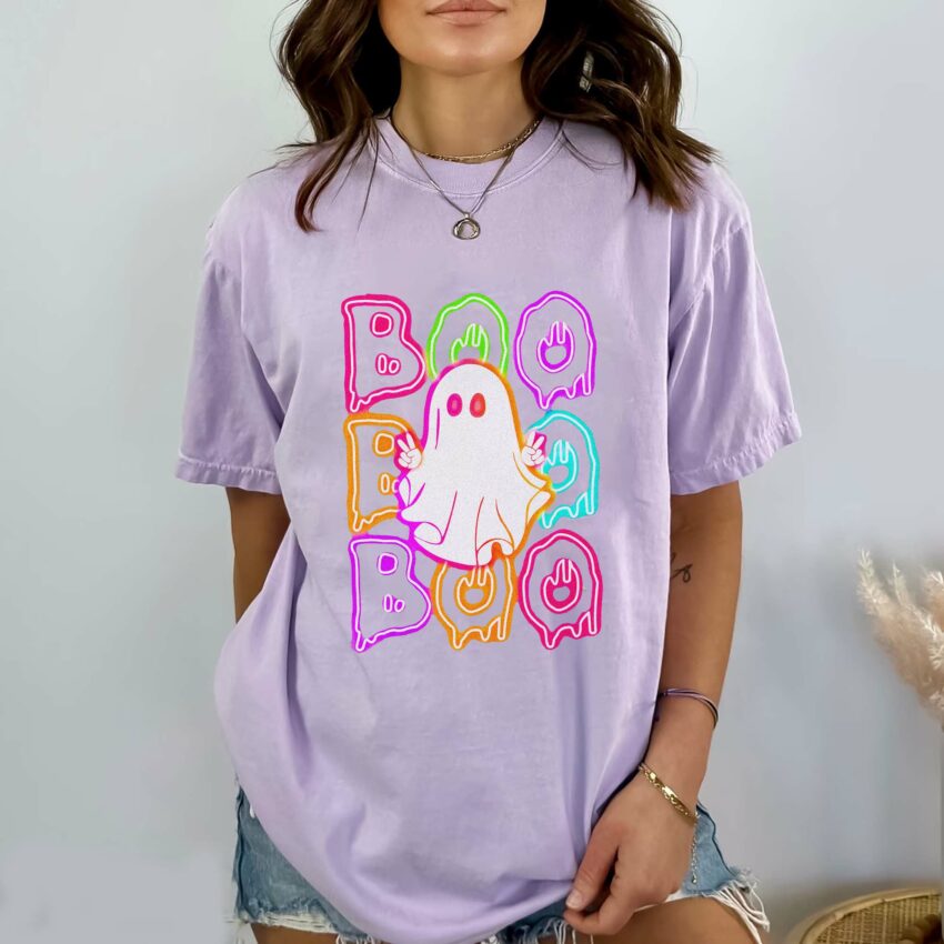 Halloween Boo Boo Boo Cute Ghost Vintage Shirt