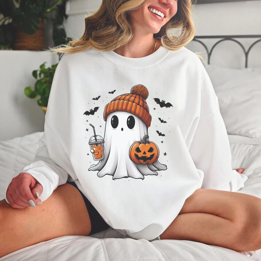 Halloween Boo Cute Ghost Vintage Shirt