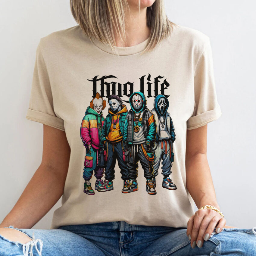 Thug Life Halloween Vintage Shirt Ver 2