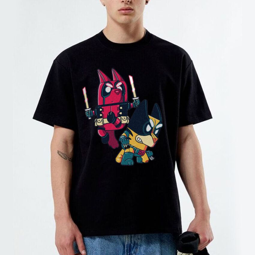 Deadpool and Wolverine Ver Bluey Vintage Shirt