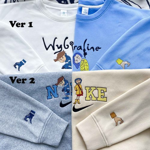 Coraline & Wybie Full Collection – Embroidery Sweatshirt