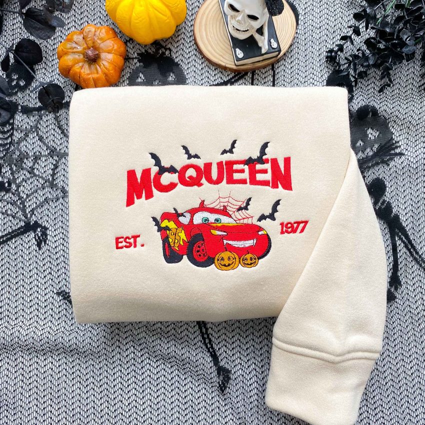 Cars Ver Halloween Mc Queen, Sally and Mater – Embroidery Sweatshirt