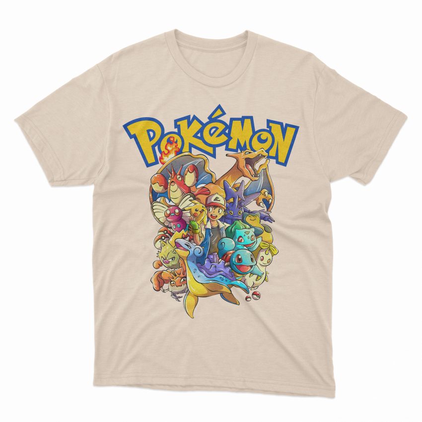 Pokemon Characters Vintage Shirt