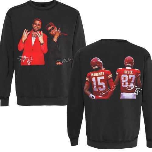 Mahomes and Kelce Rings Football Classic, Vintage Football, Short Sleeve Tee Menswear Top Sweatshirt – Hoodie – T-Shirt