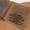 Perfect Gifts For Men, Personalized Leather Wallets, W25