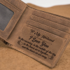 Personalized Leather Wallets, Perfect Gifts For Men, W05