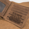 Personalized Leather Wallets, Perfect Gifts For Men, W02