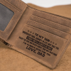 Personalized Leather Wallets, Perfect Gifts For Men, W19