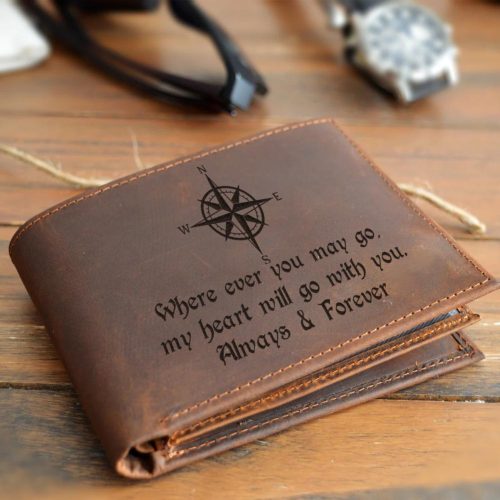 Personalized Leather Wallets, Perfect Gifts For Men, W20