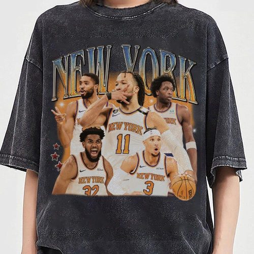 Retro New York Basketball Fan T-Shirt - Vintage NYC Hoops Graphic Tee