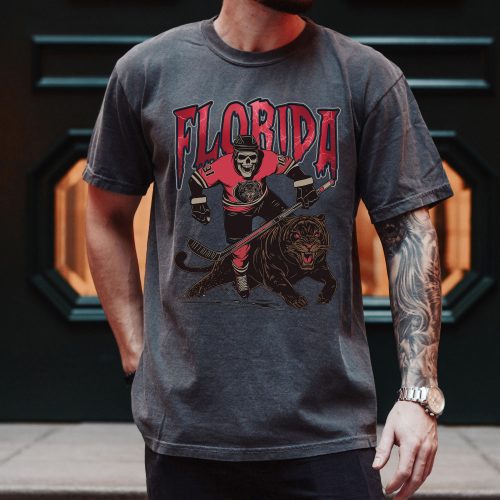 florida panthers jersey Vintage Hockey Tee 2025