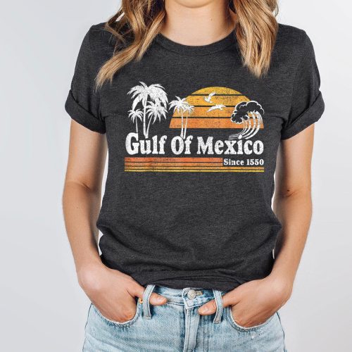 Gulf of Mexico Retro Sunset Tee