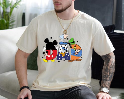 Mickey Donald Goofy Shirt for Dad - Disneyland trip shirt