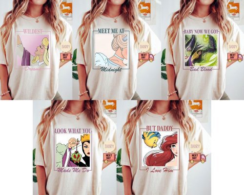 Comfort Colors Disney World Shirt, Disney shirts for women, Disney Princess T-Shirt