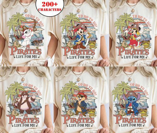 Disney All Characters Pirates Shirt, Mickey & Friends Star Wars Shirt