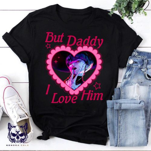 Kpop Demon Hunter Shirt – Baby Saja “But Daddy I Love Him” Fan Tee