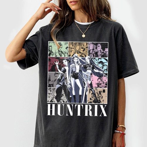 Huntrix Girl Kpop Shirt – Vintage Kpop Demon Hunters Movie T-Shirt