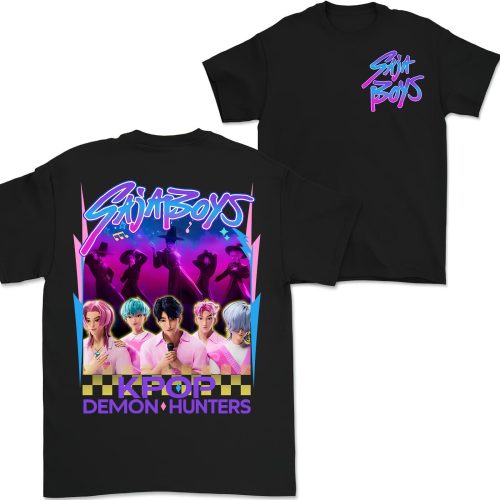 Jinu Kpop Shirt – Demon Hunter Anime Tee ft. Saja Boys & Huntrix